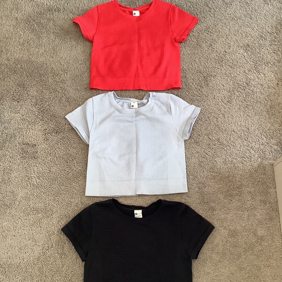 all in motion Tops - 3 For the price of 1 Short Sleeve Waffle Athletic Shirts